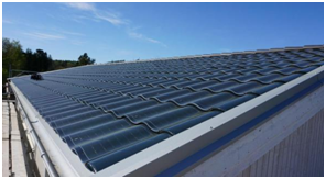 5.7KW household solar roof tile power generation, Greece