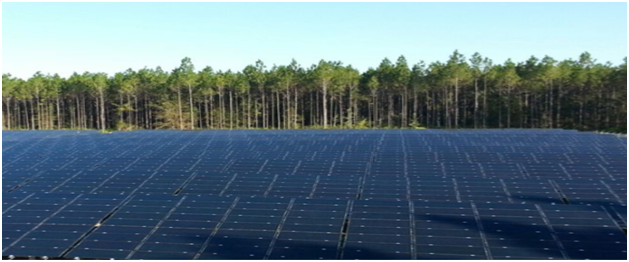1.05MW solar power station in Florida State, USA